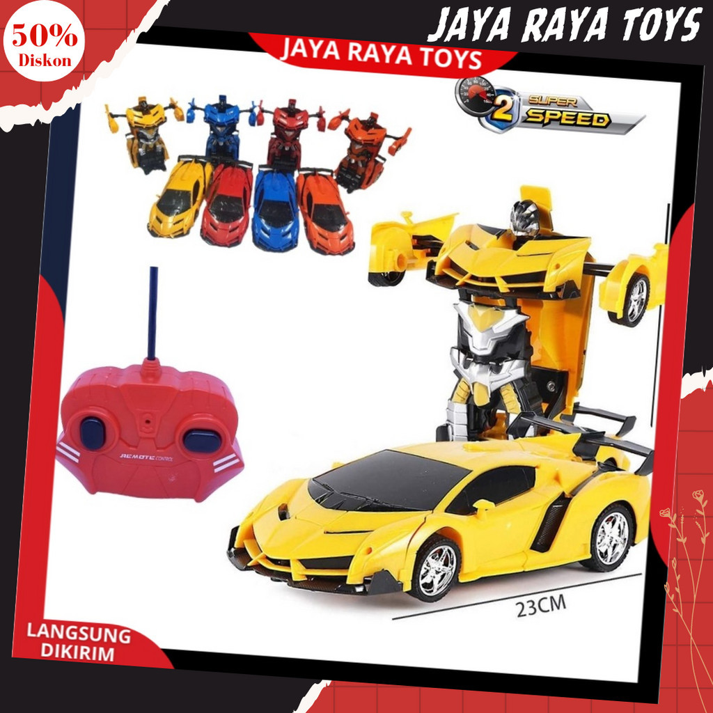 Jual Mobil Remote Control Berubah Menjadi Robot Derformation Autobot