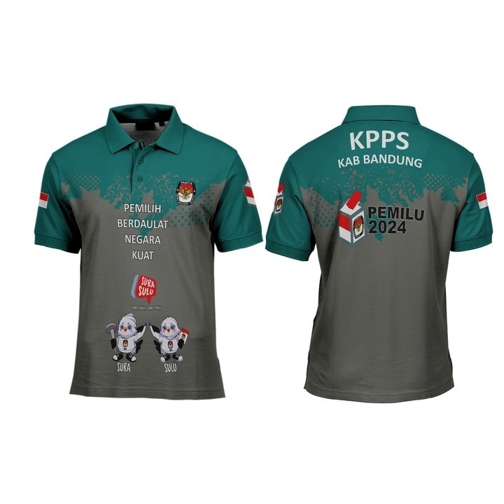 Jual Baju Kpps Pemilu Fullprinting Custom Sesuai Daerang Nama Dan Kabupaten Shopee Indonesia