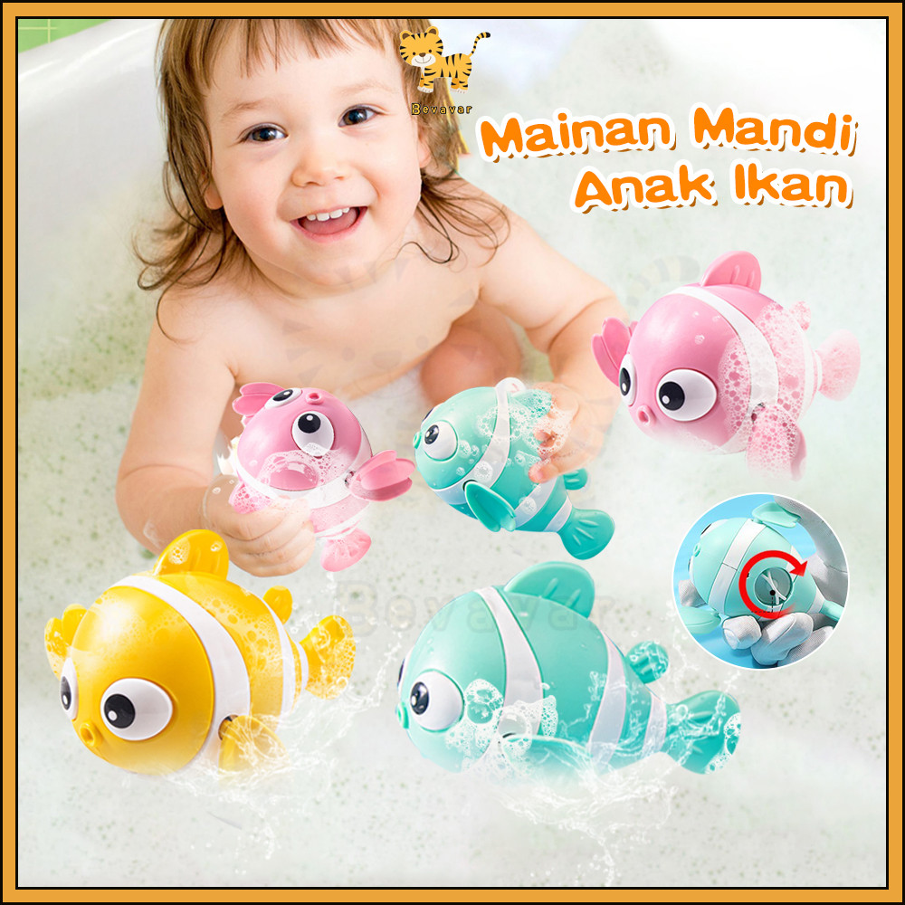 Jual ID Bevavar Mainan Mandi Anak Bayi Bentuk Ikan Mandi Bath Toys ...