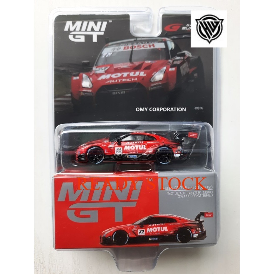 Miniature Mini-GT Nissan GT-R Nismo #23 MOTUL AUTECH 2021 - Échelle 1:64 Avec Figurine - Limited Edition