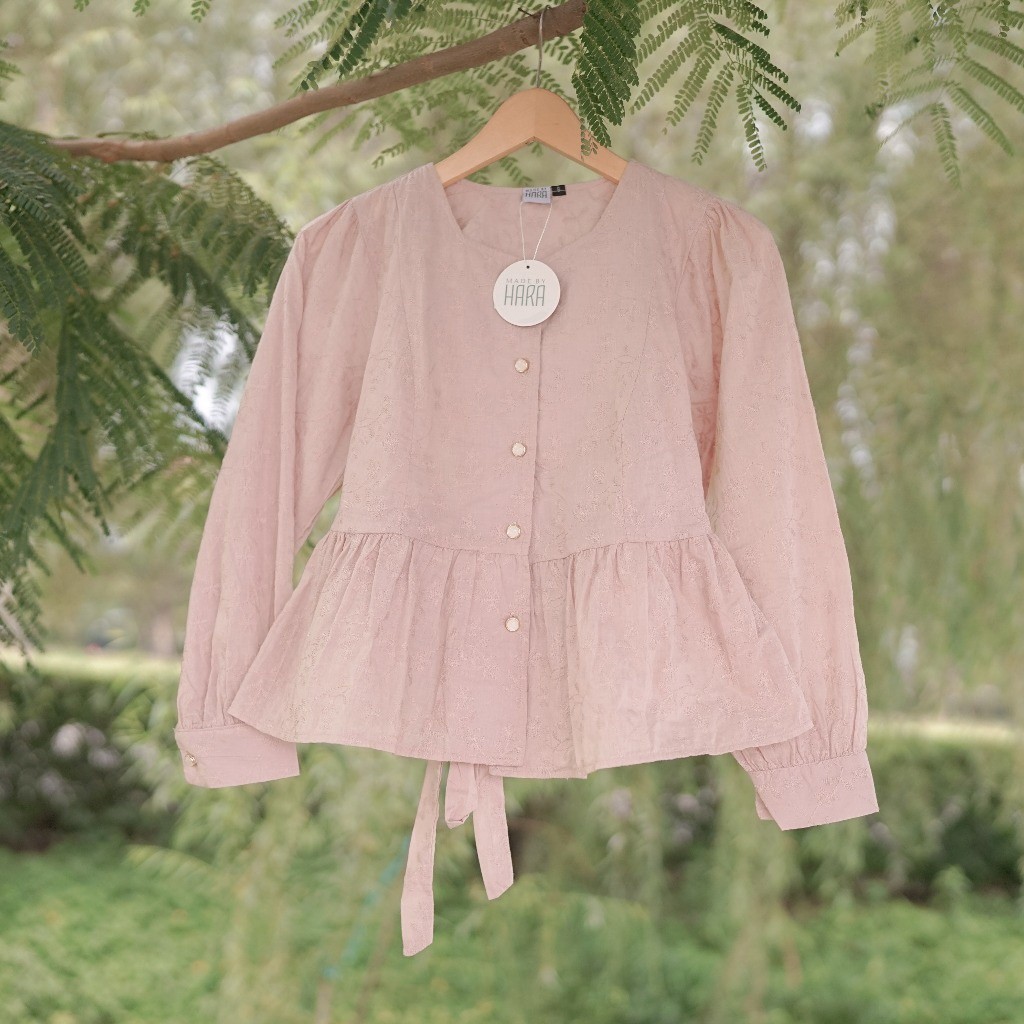 CHLOE BLOUSE - KEMEJA STYLE KOREA HARASKIRT (ALL COLOR)