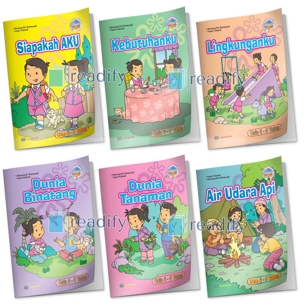 Jual Buku Pendidikan Anak Usia Dini PAUD Usia 4-5 Tahun Arya Duta ...