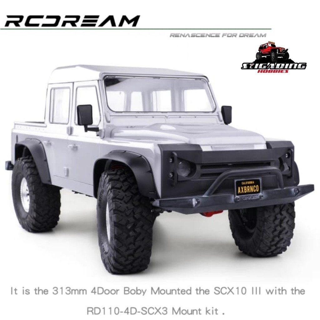Jual RCDREAM Hardbody D110 Double Cabin 4 Door 313mm | Shopee Indonesia