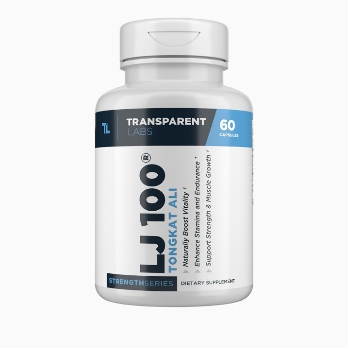 Jual Transparent labs LJ100 Tongkat Ali Premium Herbal Extract 60 ...