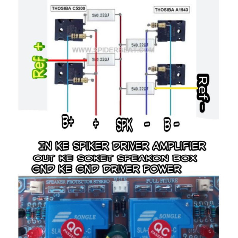 Jual Kit Speaker Protektor Stereo Full Fitur OCP Sensor Suhu Anti ...