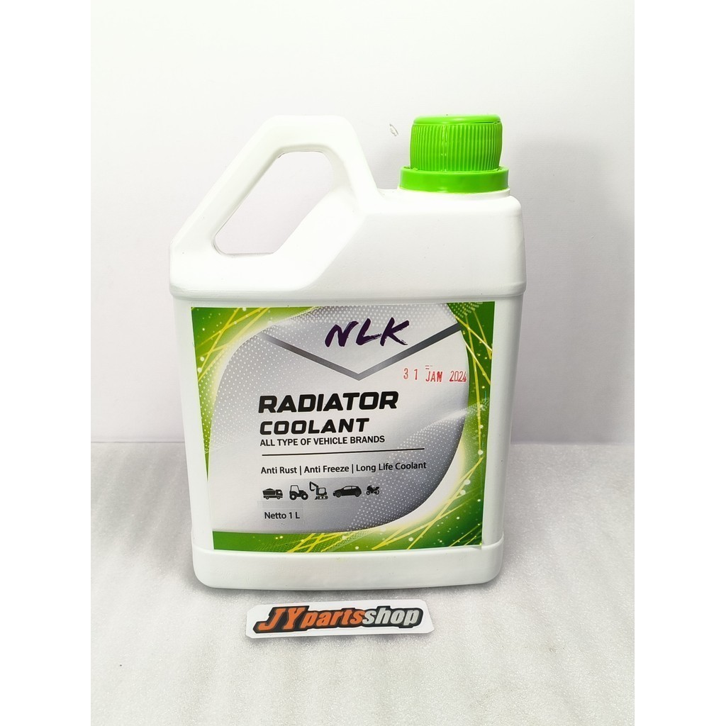 Jual AIR RADIATOR COOLANT NLK WARNA HIJAU 1 LITER | Shopee Indonesia
