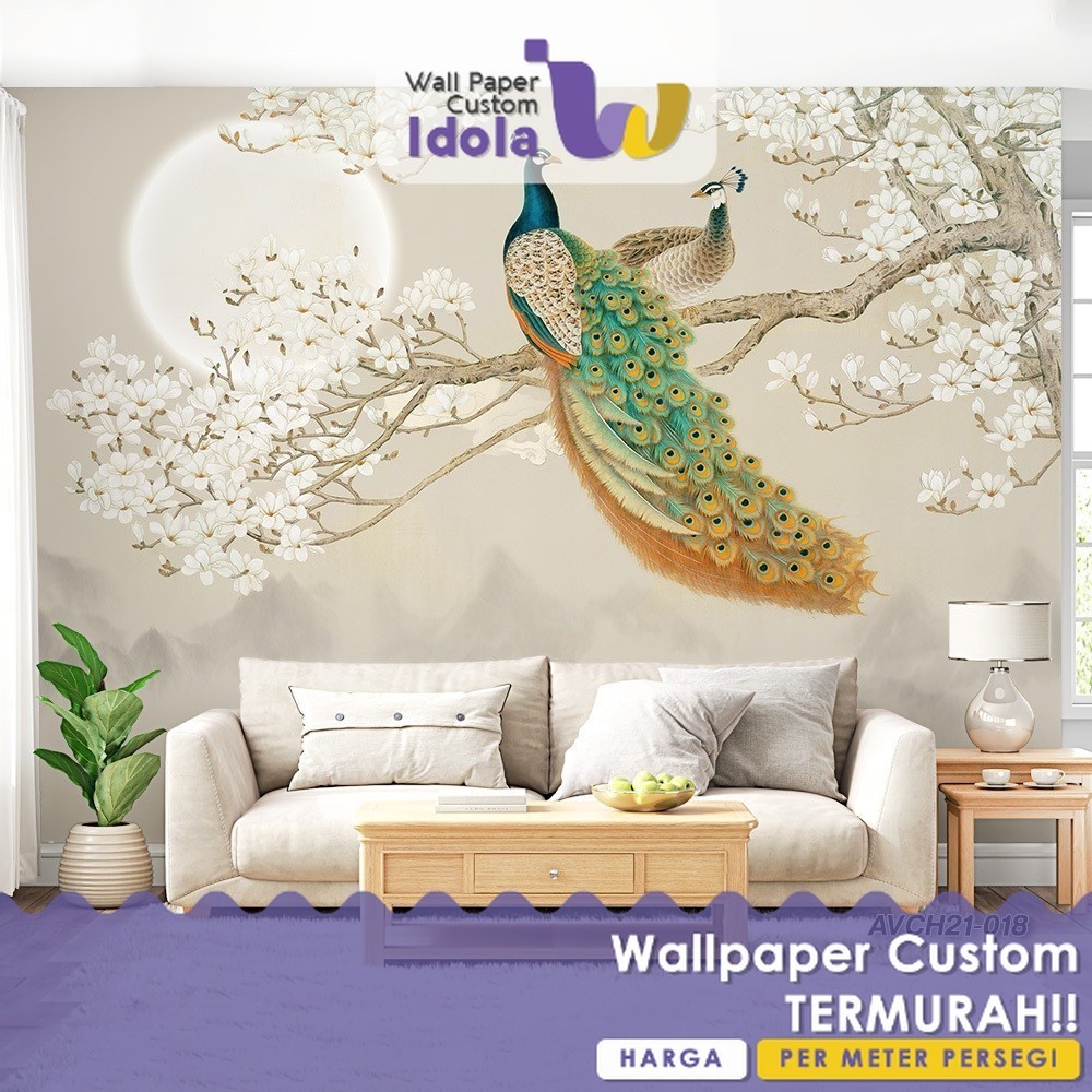 Jual Wallpaper Custom | Wallpaper Custom Ruang Tamu | Wallpaper Custom