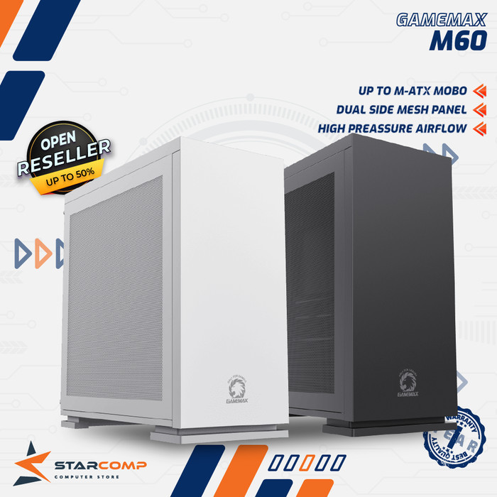 Jual GAMEMAX M60 Dual Mesh M-ATX Gaming Casing PC | Shopee Indonesia