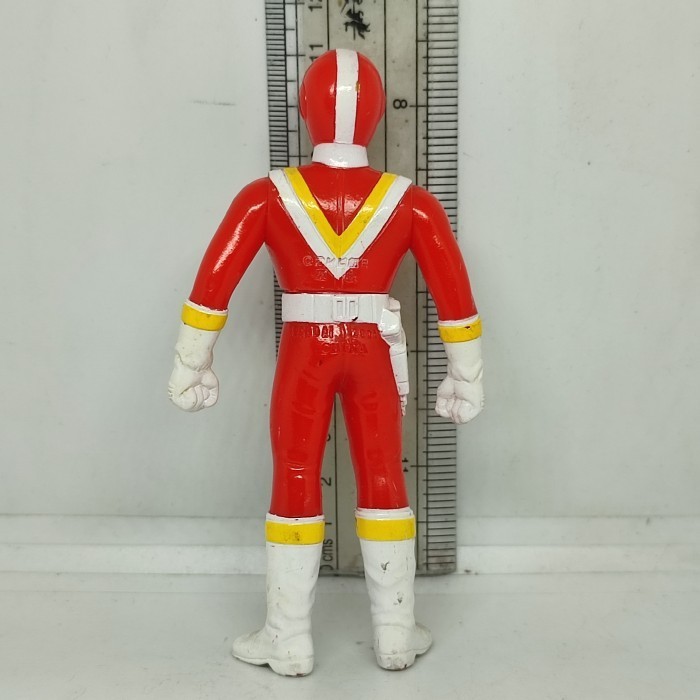 Jual Vinyl Figure 4.5' Chikyu Super Sentai Fiveman Five Red