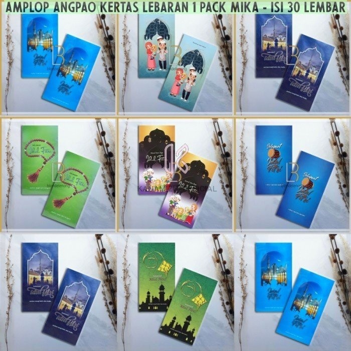 Jual Angpau Ampau Angpao Ampao Amplop Kertas Dompet Lebaran Idul Fitri