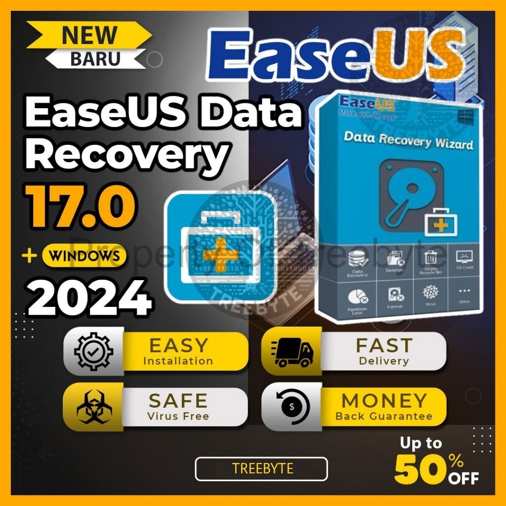 Jual Easeus Data Recovery Wizard 17 Pro Lifetime 2024 Software Pemulihan Data Recovery Hdd Ssd 2337