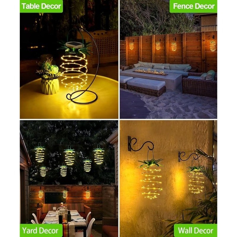 Jual Lampu Taman Tenaga Surya Lampu Rumput Tenaga Surya LED Solar Nanas ...