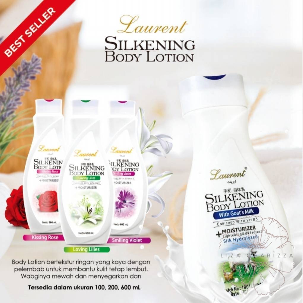 Jual Laurent Silkening Body Lotion 600mL Goat's Milk - 600 mL