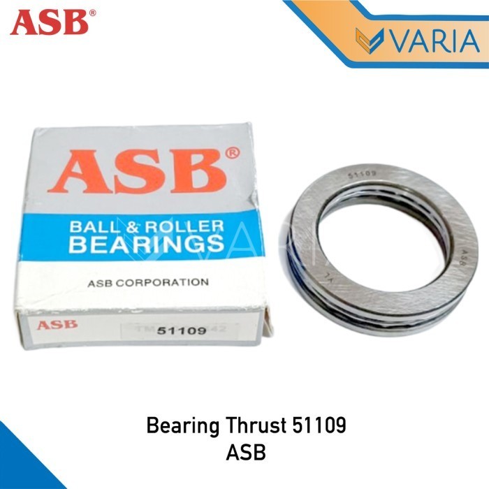 thumbnail image 2 of 51109 Axial Thrust Ball Bearing – 45mm X 65mm X 14mm (45X65X14) NMD 2 of 5