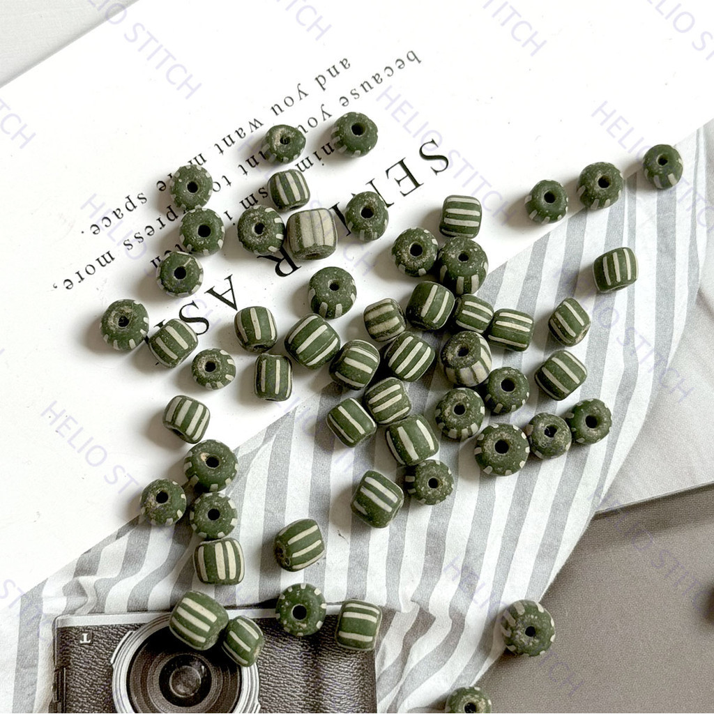 Jual 1 bag Manik-manik Kaca Genuine Glass Beads Indopacific