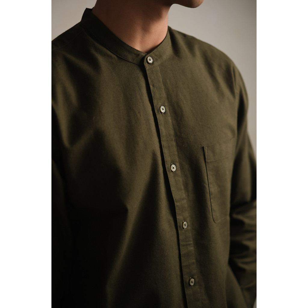 Jual Larusso Khair Collection - Kemeja Koko Rami Basic Polos Pria ...