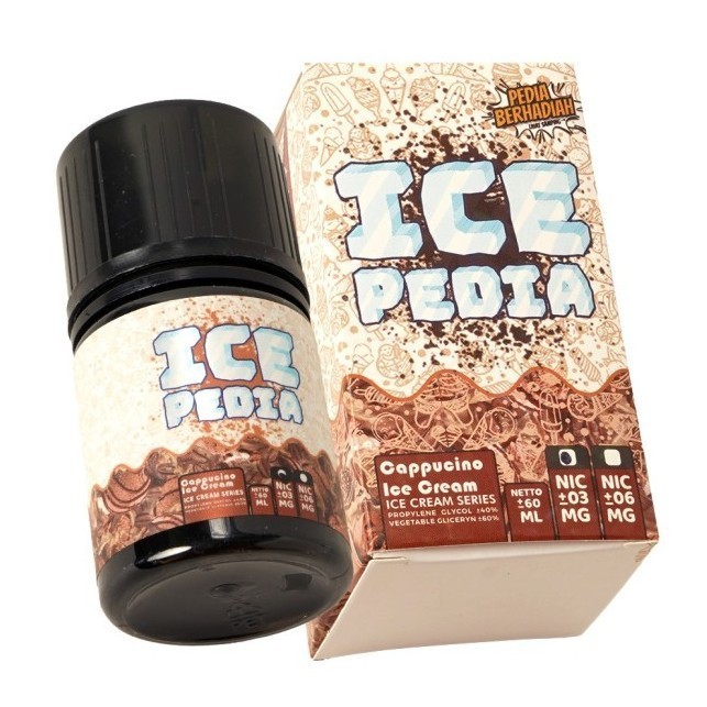 Jual Liquid Vape Vapor Ice Pedia Cappucino Ice Cream 60ML By Znake ...