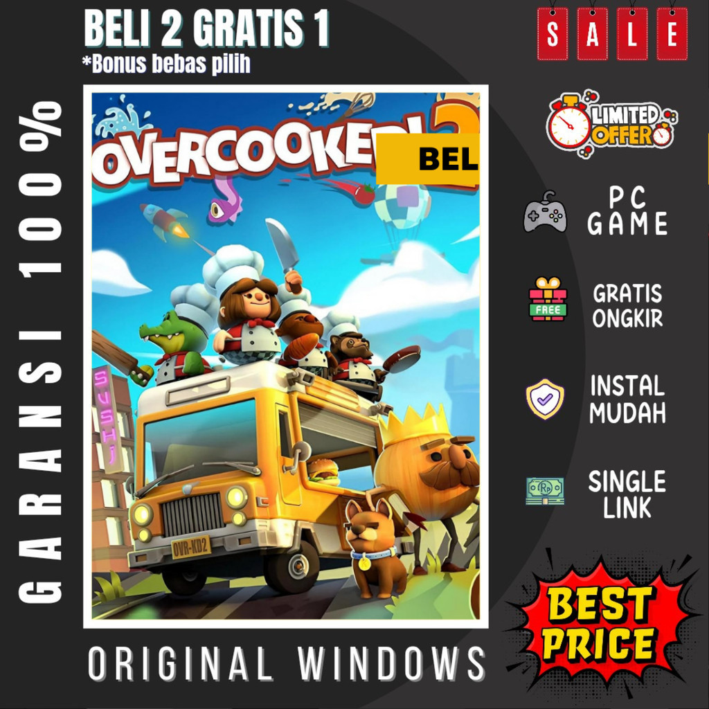 Jual OVERCOOKED 2 GOURMET EDITION - GAME PC - GAME LAPTOP - PC GAMES ...