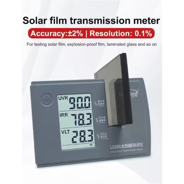 Jual Portable Window Tint Meter Linshang LS101 Transmission Meter for ...