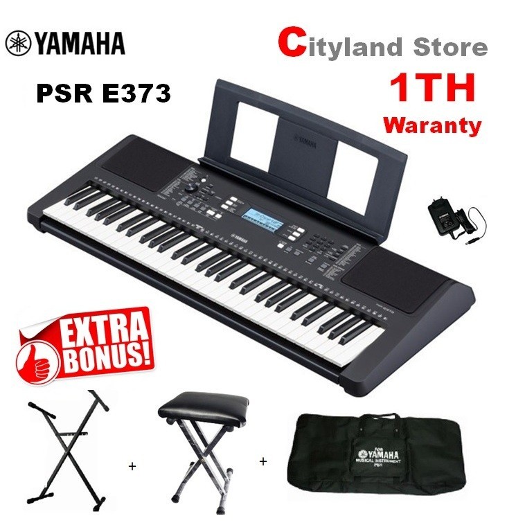 Jual Keyboard Yamaha PSR E 373 / PSR E373 / PSRE 373 Original Garansi ...