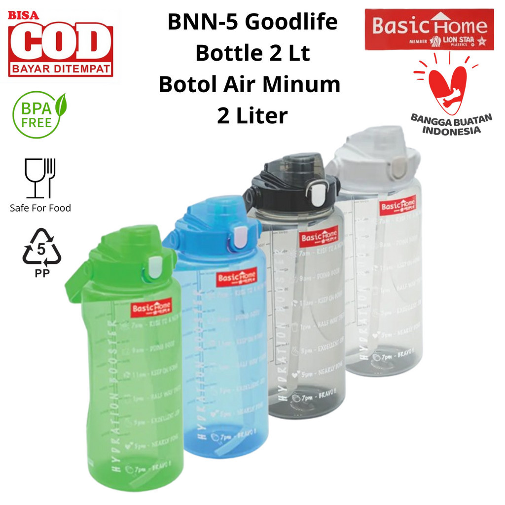 Jual Basic Home Lion Star Botol Minum Goodlife 2 Liter | Shopee Indonesia