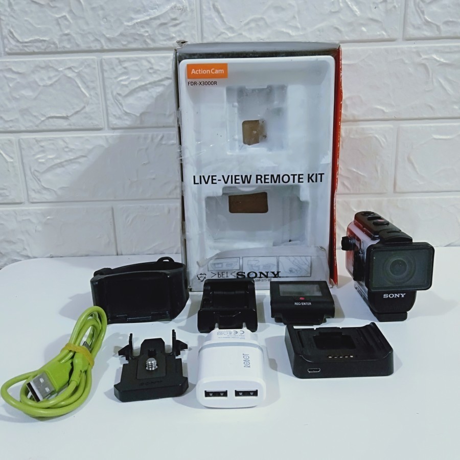 Jual sony fdr x3000r 4k action cam Sony FDR x3000R | Shopee Indonesia