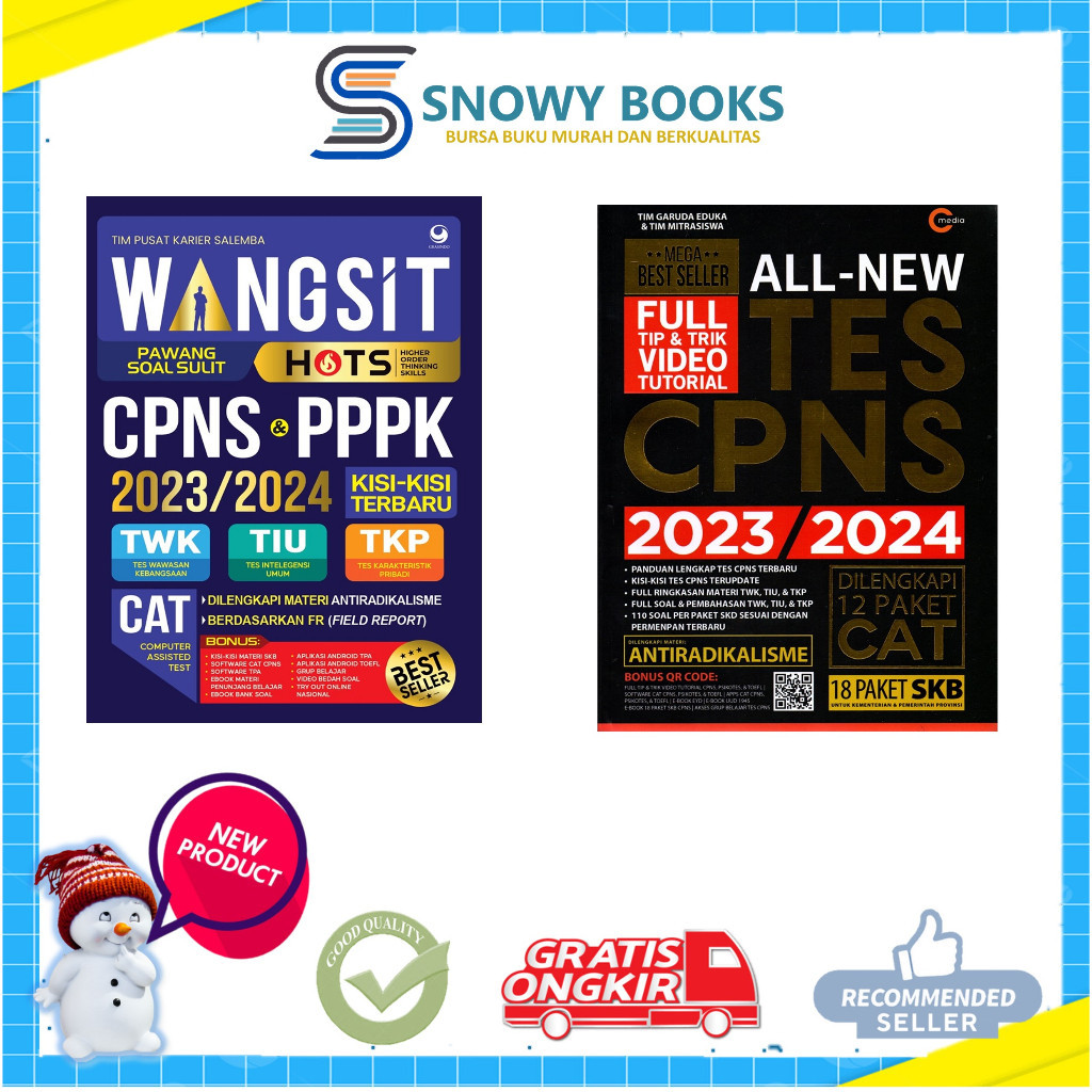 Jual ALL - NEW TES CPNS & Wangsit CPNS & PPPK 2023 ( Paket 2 Buku ...