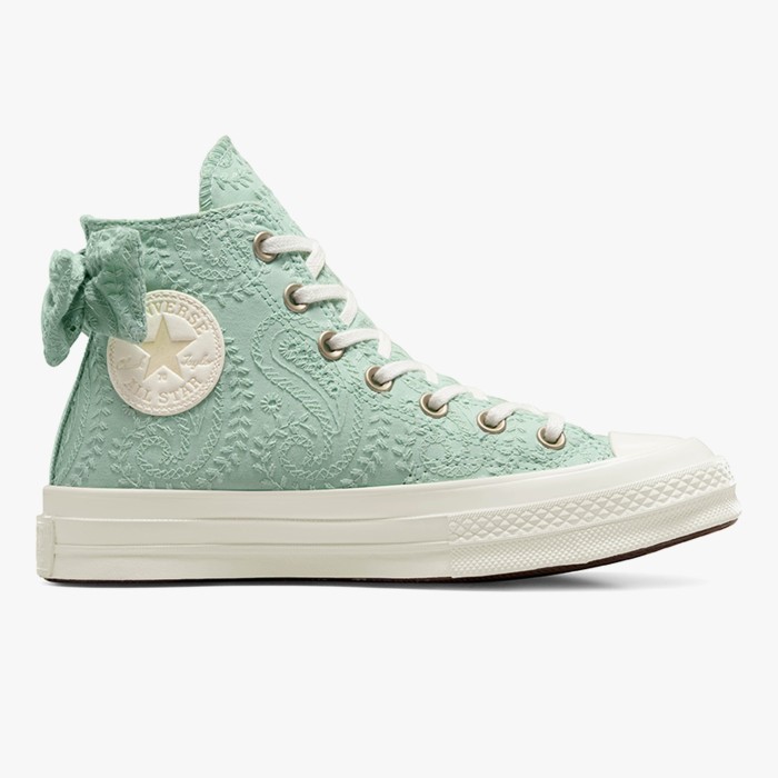 Jual Sepatu Sneakers Wanita Converse Chuck 70 Hi Bow Green Original ...