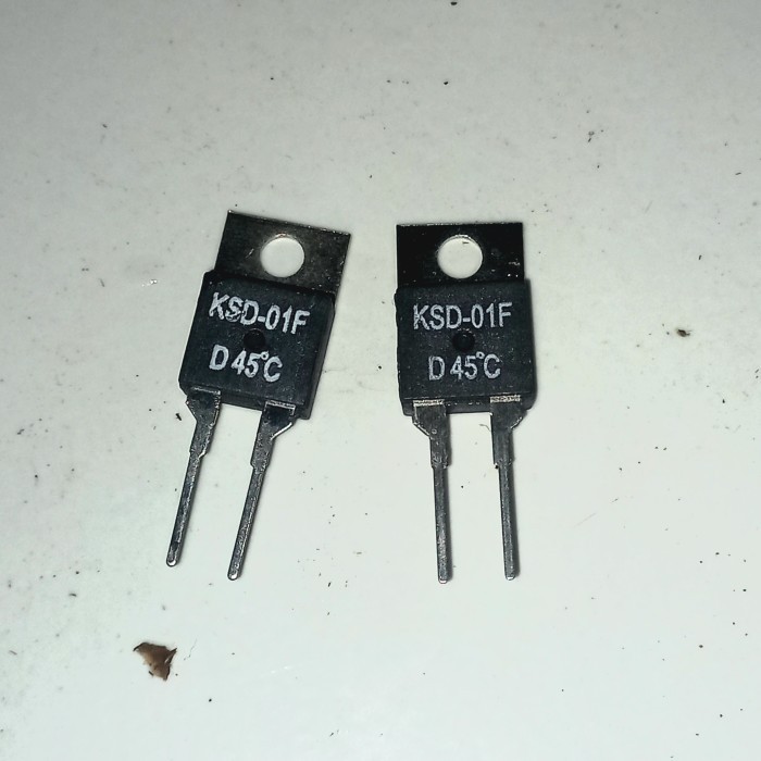 Jual KSD-01F D 45°C 45C Bimetal thermostat termostat sensor suhu 45 ...