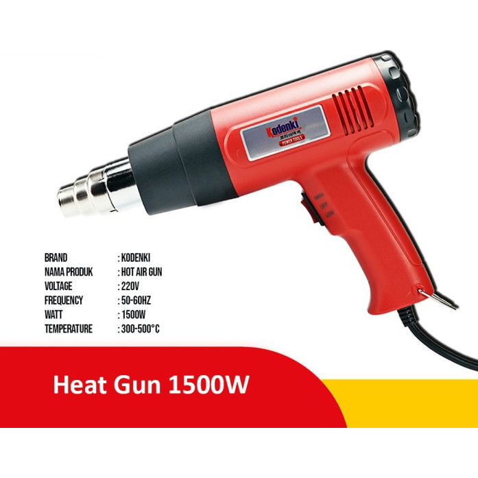 Jual Kodenki Hag Mesin Pemanas Heat Gun Hot Gun Watt Hotgun