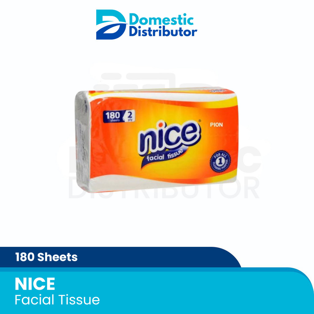 Jual [DISTRIBUTOR] Tissue Nice Facial 180 Sheets 2 ply | Garansi ...