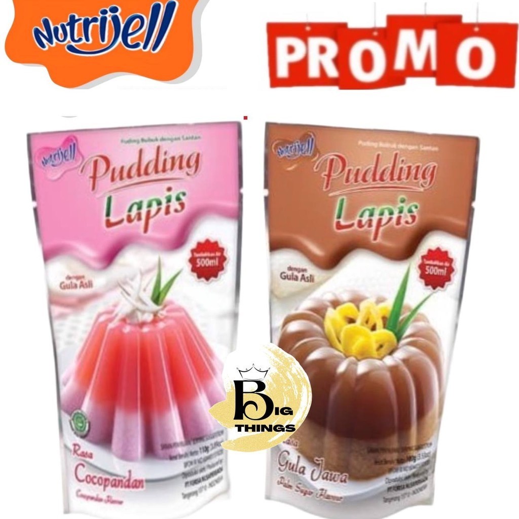 Jual Pudding Lapis Rasa Gula Jawa Cocopandan By Nutrijel Forisa Powder ...