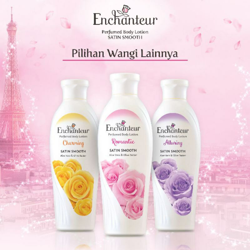 Jual ENCHANTEUR Perfumed Body Lotion 100ml 200ml Wangi Mewah Tahan