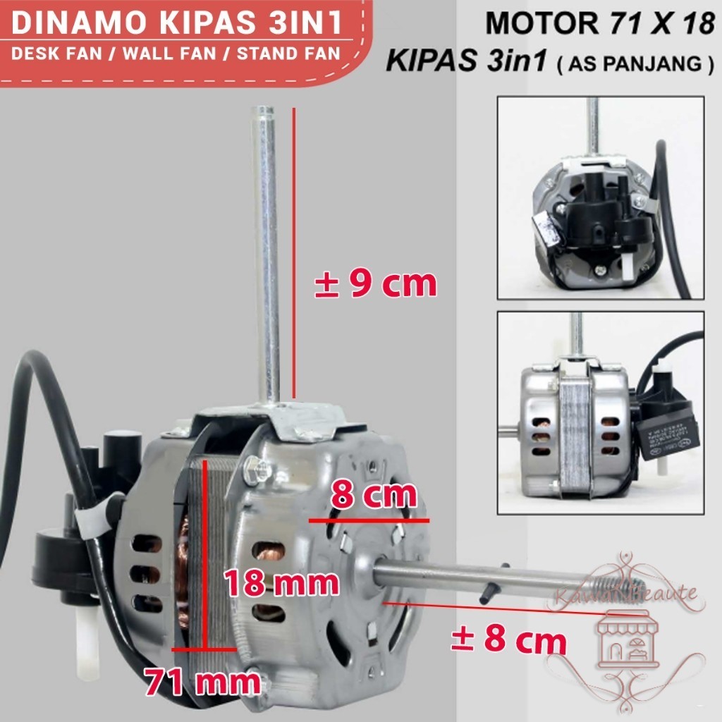 Jual Dinamo Kipas Angin Dinding tornado 3 in 1 RRC China 18 inch Baling ...