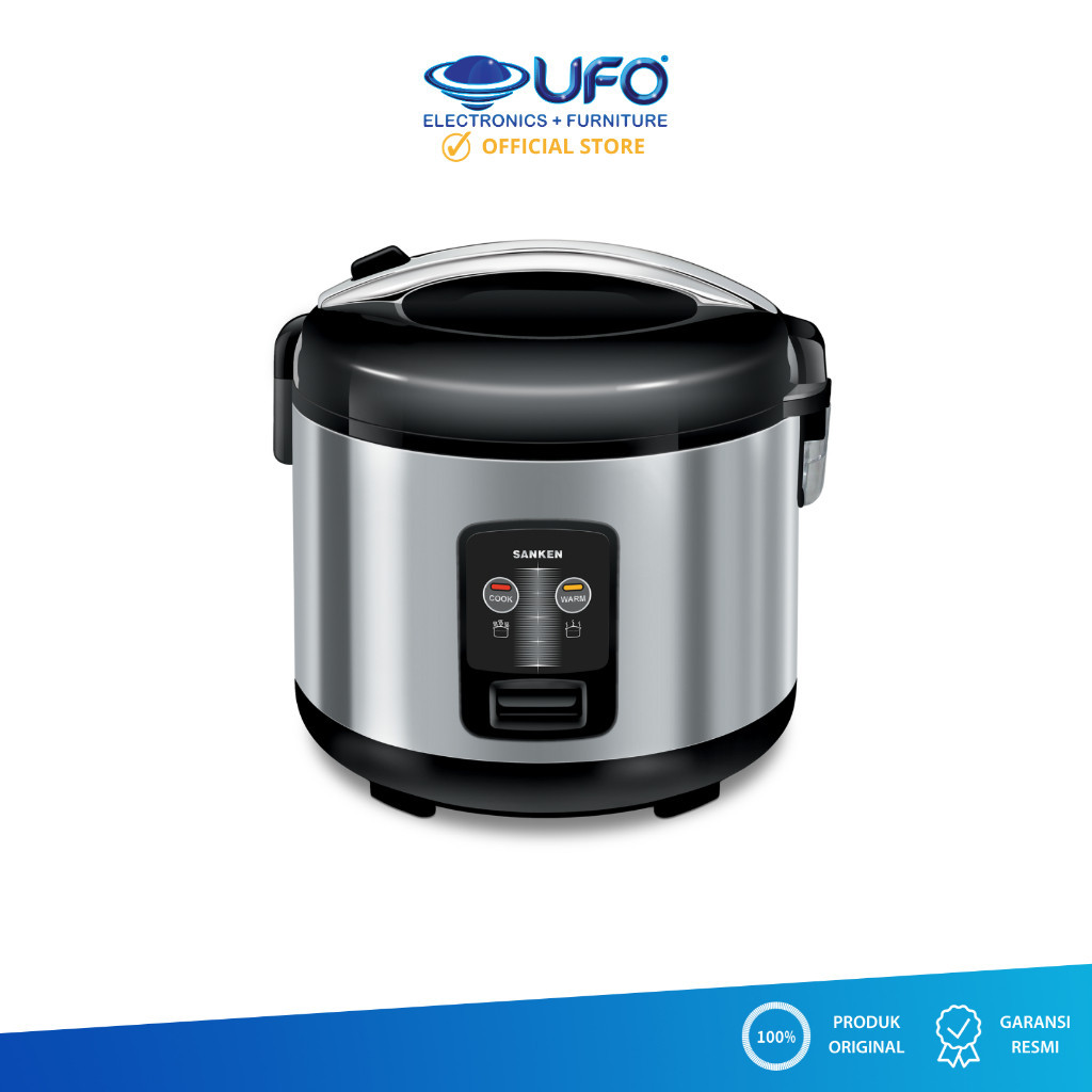 Jual Sanken Rice Cooker Magic Com SUS 304 1,8 Liter SJ 1999 350 Watt 1 ...