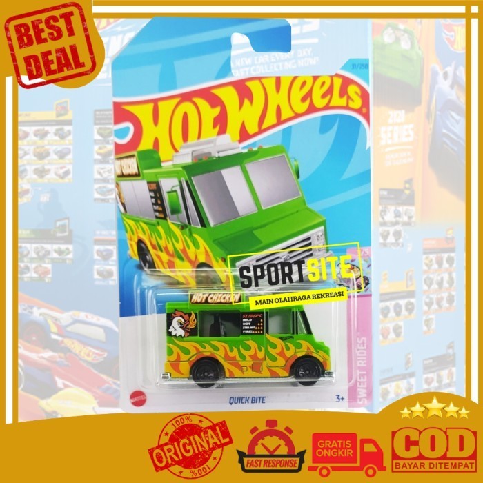 Jual Hot Wheels Quick Bite Hijau Hot Chicken Sweet Rides Diecast Ori ...