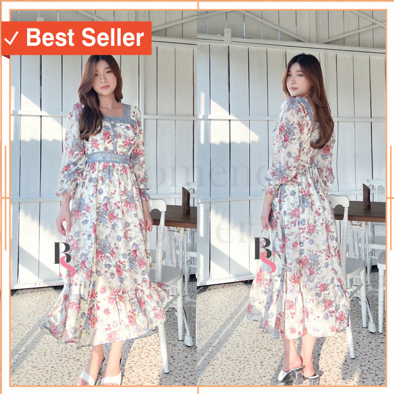 Retro Ladies Dress - Kuih Bom Fiesta