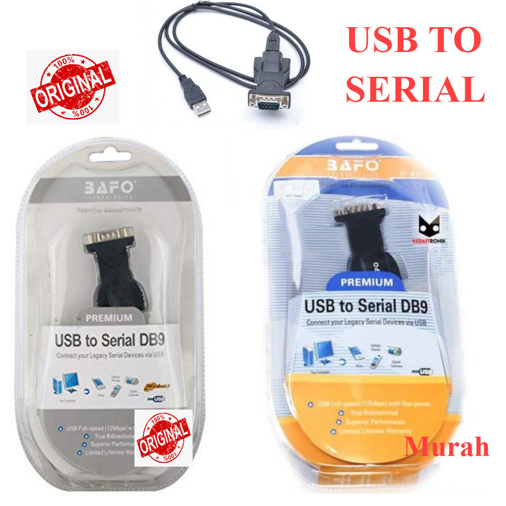 Jual USB To Serial DB9 BAFO BF-810 BF810 / KABEL USB TO SERIAL BAFO ...