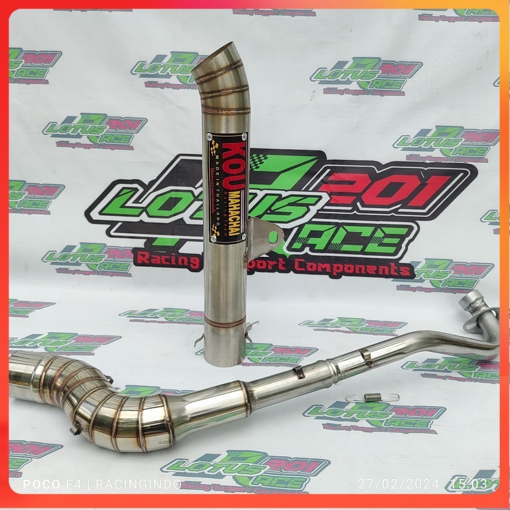 Jual Super Open Kou Mahachai Conical Open Specs Exhaust Pipe Xrm Fury
