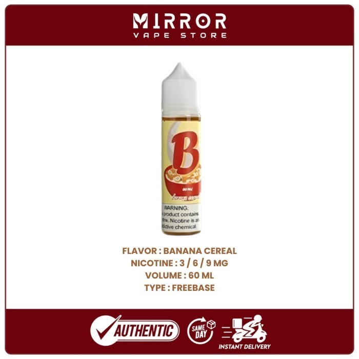 Jual EJM B Cereal Banana Milk 60ML by Elysian Liquid Freebase Original ...