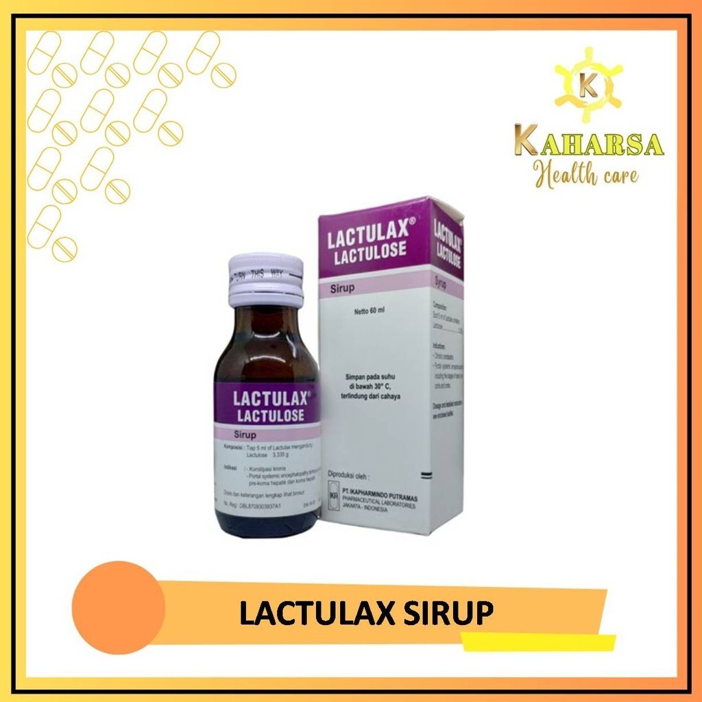 Jual LACTULAX LACTULOSE SIRUP 60 ML Obat Susah Buang Air Besar (BAB