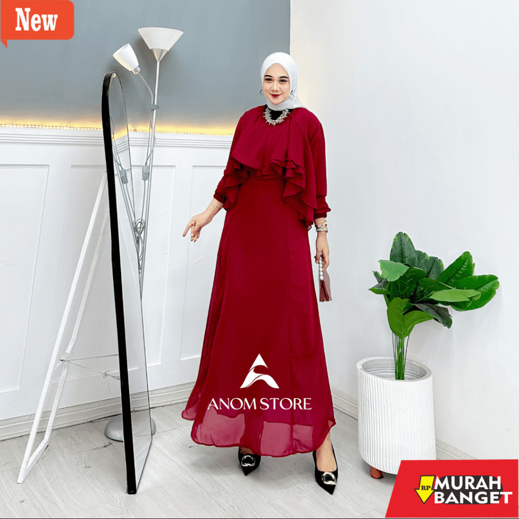 Jual Gamis pesta- Sonya Raya Dress / Gamis Lebaran 2024 / Kondangan ...
