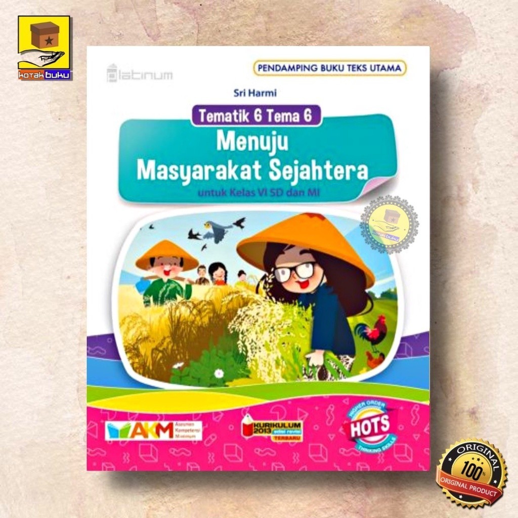 Jual BUKU TEMATIK SD KELAS 6 TEMA 1 2 3 4 5 6 7 8 9 AKM - HOTS PLATINUM ...