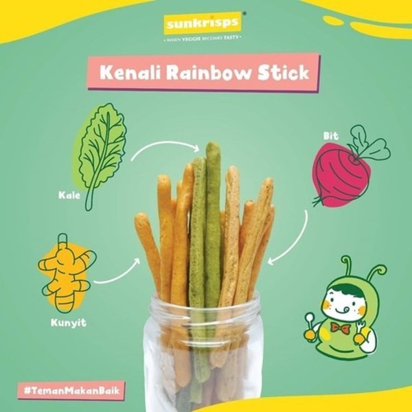 Jual Sunkrisps - Rainbow Stick Snack for Kids | Shopee Indonesia