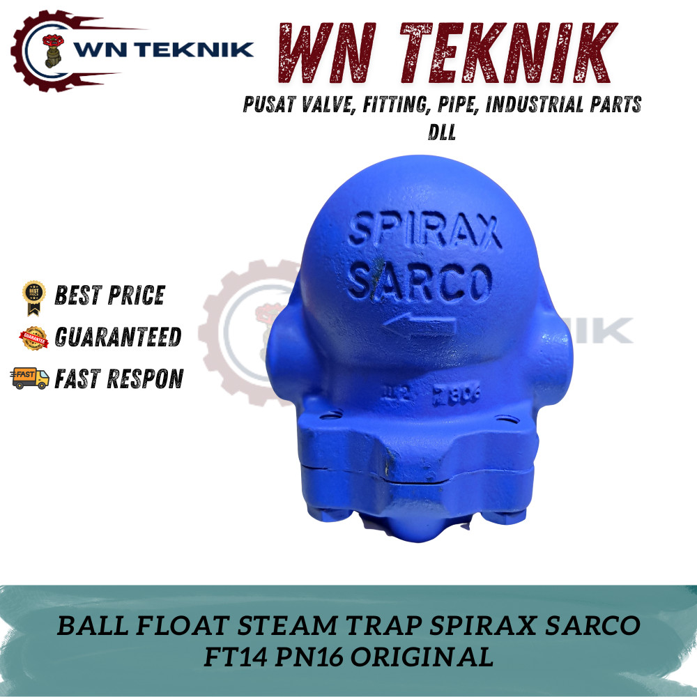 Jual BALL FLOAT STEAM TRAP SPIRAX SARCO 3/4" INCH TYPE FT14 PN16 ...