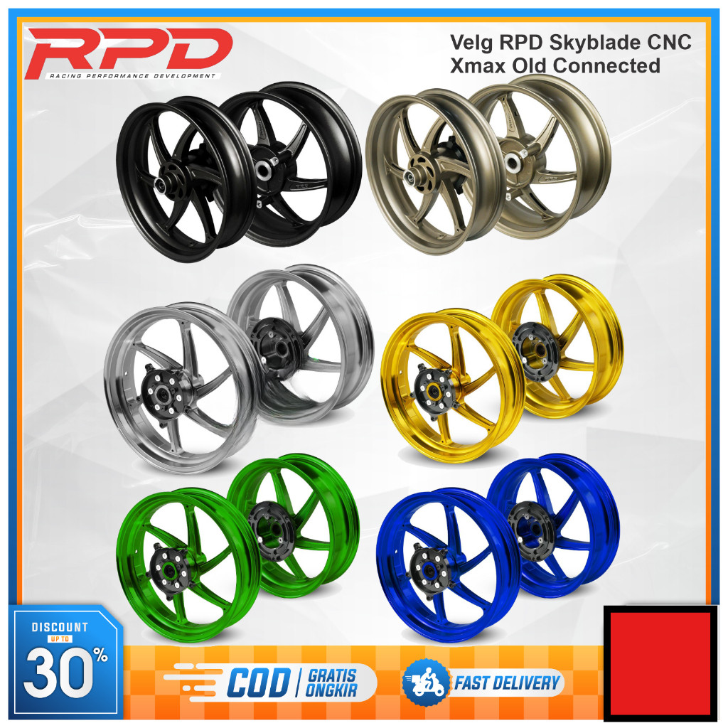 Jual Pelek Velg RAcing SKy Blade Skyblade RPD Xmax Old New Connected ...