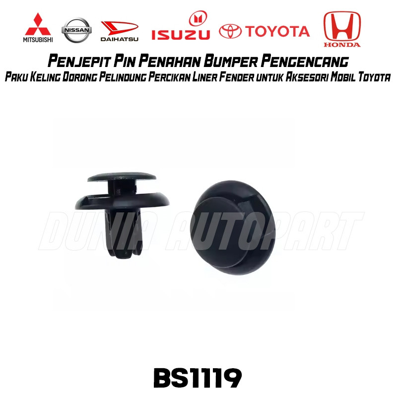 Jual Klip Penjepit Pin Penahan Bumper Pengencang | Shopee Indonesia