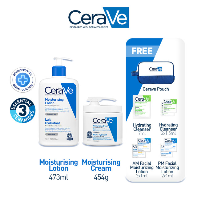 Jual CeraVe Exclusive Launch Value Size Pack Moisturizer Lotion 473ml