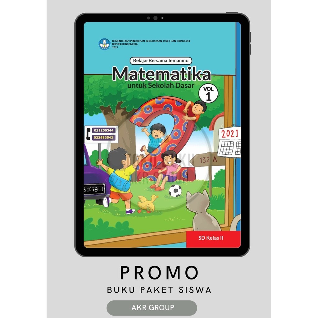 Jual Buku Paket Siswa Matematika Volume 2 Kelas 2 SD Kurikulum Merdeka ...