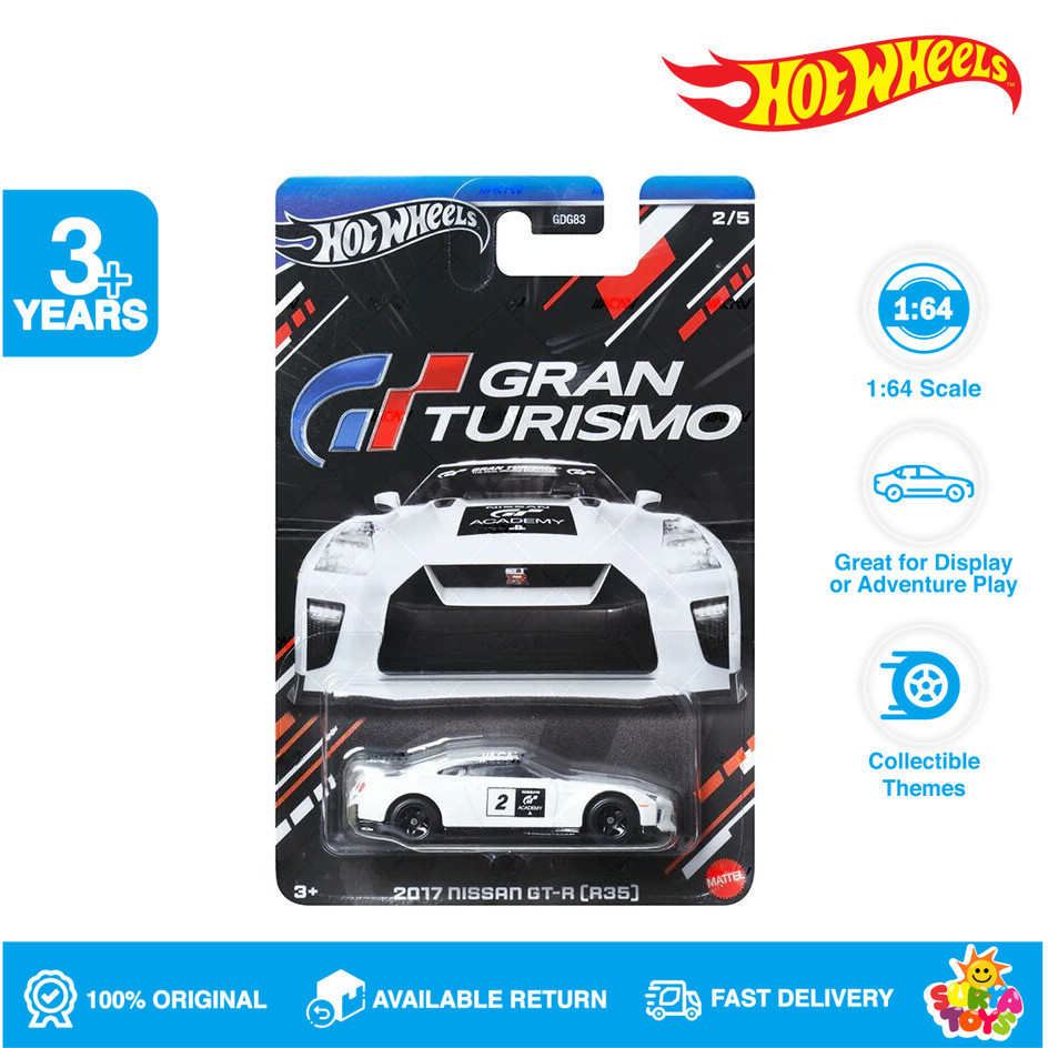 Jual Hot Wheels Gran Turismo 2017 Nissan GT R R35 Shopee Indonesia